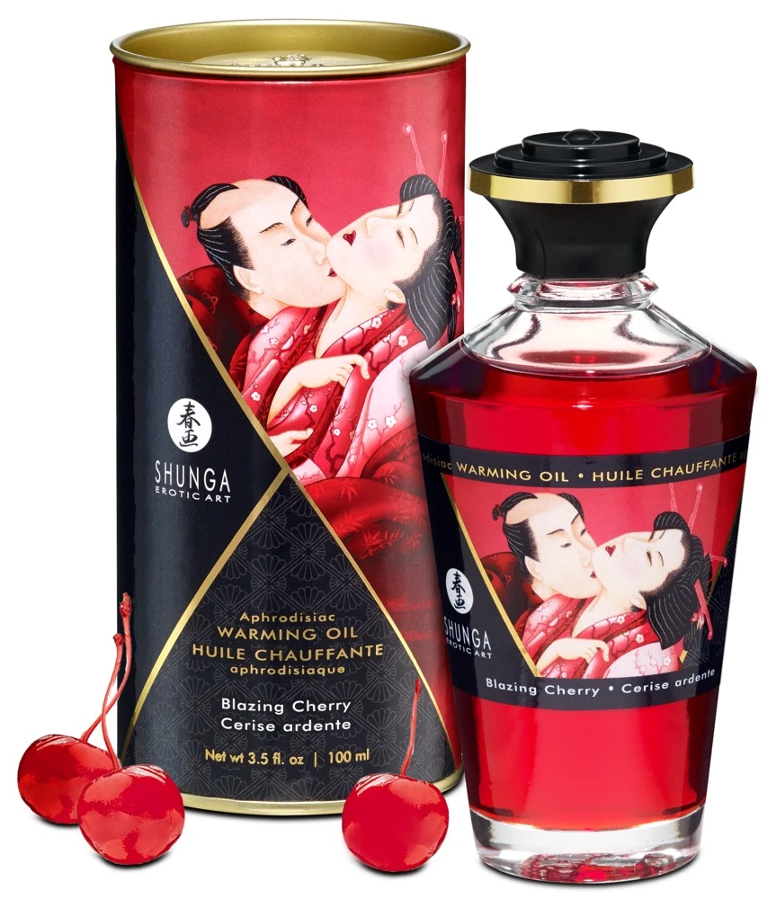 Shunga Blazing Cherry Oil100ml