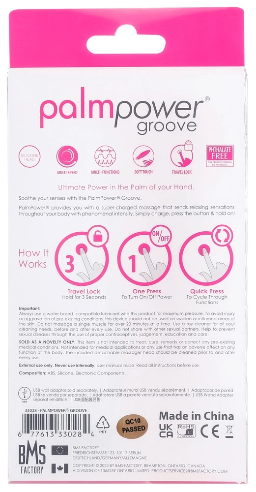 palmpower Groove Mini Wand Fu