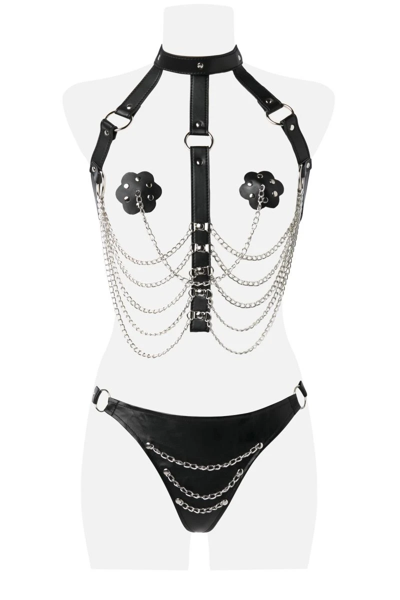 3-teiliges Kettenharness-Set von Grey Velvet